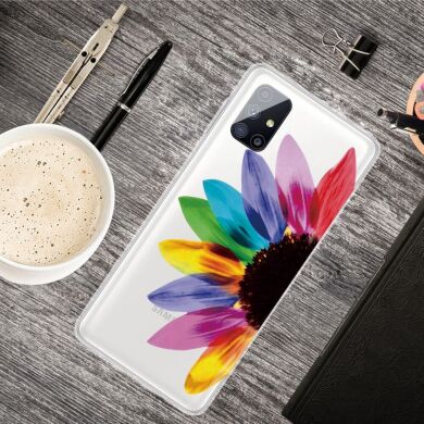 Силиконовый (TPU) чехол Deexe Pretty Glossy для Samsung Galaxy M51 (M515) - Pink Butterflies