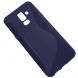 Силиконовый (TPU) чехол Deexe S Line для Samsung Galaxy A6+ 2018 (A605) - Dark Blue. Фото 2 из 2