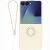 Силиконовый (TPU) чехол с кольцом Deexe Color Shell (FF) для Samsung Galaxy Flip 8 - Beige