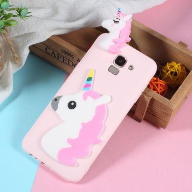 Силиконовый (TPU) чехол UniCase 3D Pattern для Samsung Galaxy J6 2018 (J600) - Unicorn Pattern