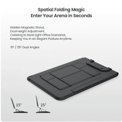 Універсальна сумка NILLKIN Versatile Pro Laptop Sleeve для планшетів і ноутбуків діагоналлю до 14 дюймів - Grey