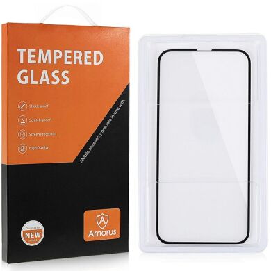 Захисне скло AMORUS Full Glue Tempered Glass для Samsung Galaxy A16 (A165) - Black