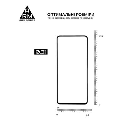 Захисне скло ArmorStandart Pro 5D для Samsung Galaxy A72 (А725) - Black