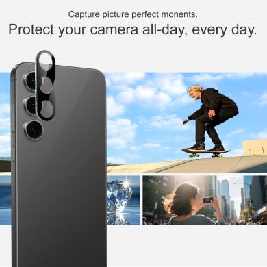 Захисне скло на камеру IMAK Black Glass Lens для Samsung Galaxy S25 FE (S731) - Black