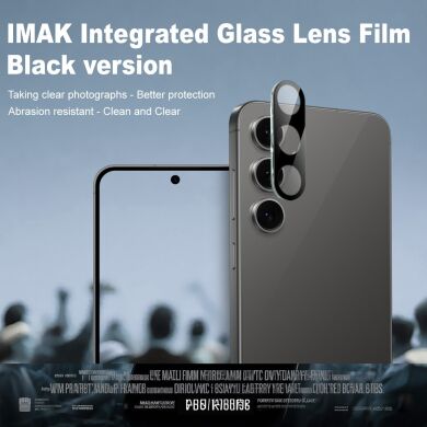 Захисне скло на камеру IMAK Black Glass Lens для Samsung Galaxy S25 FE (S731) - Black