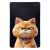Защитный чехол Deexe Animal Series для Samsung Galaxy Tab A9 Plus (X210/216) - Garfield Cat