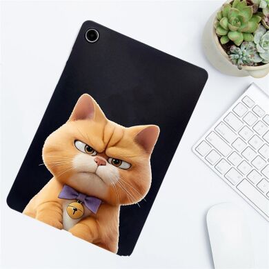 Защитный чехол Deexe Animal Series для Samsung Galaxy Tab A9 Plus (X210/216) - Garfield Cat