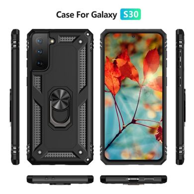Захисний чохол Deexe Armor Case для Samsung Galaxy S21 (G991) - Dark Green