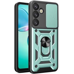 Захисний чохол Deexe Armor Shield для Samsung Galaxy S26 Plus - Green