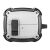 Защитный чехол Deexe Carbon Shield для Samsung Galaxy Buds 3 / Buds 3 Pro - Black / White