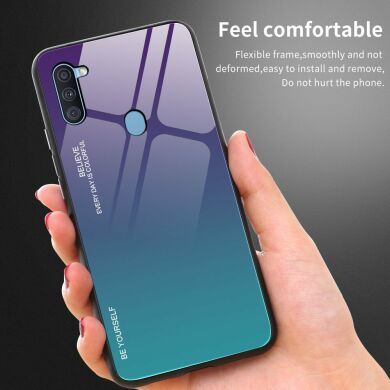 Защитный чехол Deexe Gradient Color для Samsung Galaxy A11 (A115) - Pink / Purple