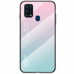 Захисний чохол Deexe Gradient Color для Samsung Galaxy M31 (M315) - Pink / Cyan