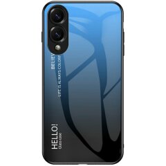 Защитный чехол Deexe Gradient Color для Samsung Galaxy S25 Edge (S937) - Blue / Black