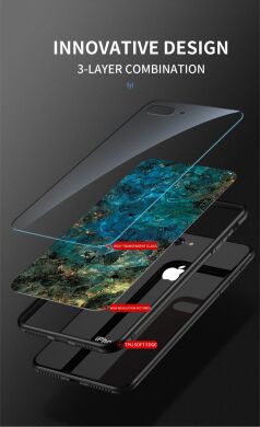 Защитный чехол Deexe Gradient Pattern для Samsung Galaxy S21 Plus - Black