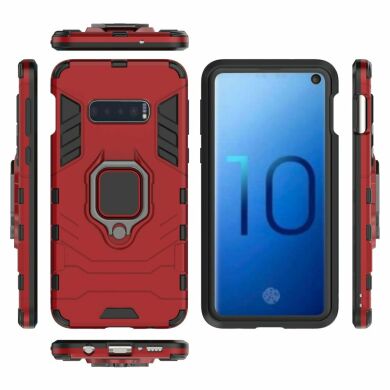 Защитный чехол Deexe Hybrid Case для Samsung Galaxy S10 Lite (G770) - Red