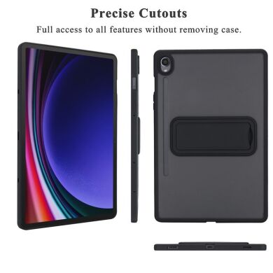 Защитный чехол Deexe Kick Shell для Samsung Galaxy Tab S9 (X710/716) / S9 FE (X510/516) - Pink