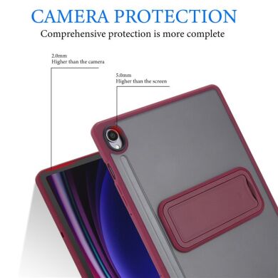 Защитный чехол Deexe Kick Shell для Samsung Galaxy Tab S9 (X710/716) / S9 FE (X510/516) - Pink