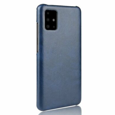 Захисний чохол Deexe Leather Back Cover для Samsung Galaxy A71 (A715) - Blue