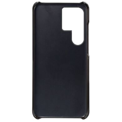 Защитный чехол Deexe Leather Back Cover для Samsung Galaxy S24 Ultra - Black