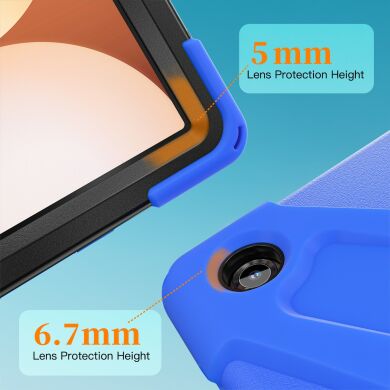Защитный чехол Deexe Rotation Hybrid для Samsung Galaxy Tab A11 Plus (X230/236) - Blue