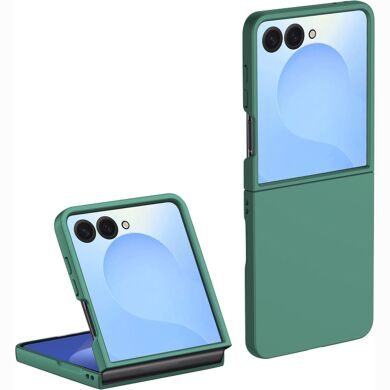 Защитный чехол Deexe Satin Case для Samsung Galaxy Flip 8 - Dark Green