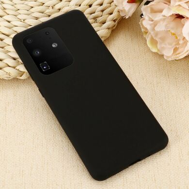 Защитный чехол Deexe Silicone Case для Samsung Galaxy S20 Ultra (G988) - Black