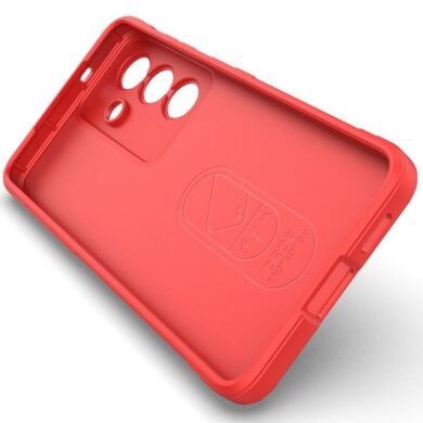 Захисний чохол Deexe Terra Case для Samsung Galaxy S26 - Wine Red