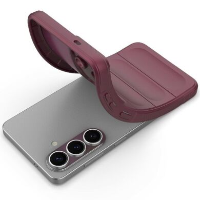 Захисний чохол Deexe Terra Case для Samsung Galaxy S26 - Wine Red