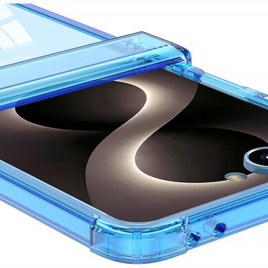 Защитный чехол GKK Airbag Clear Case для Samsung Galaxy Flip 8 - Transparent Black
