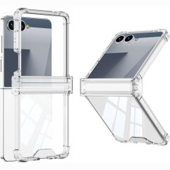 Защитный чехол GKK Airbag Clear Case для Samsung Galaxy Flip 8 - Transparent