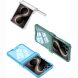 Защитный чехол GKK Airbag Clear Case для Samsung Galaxy Flip 8 - Transparent Black. Фото 7 из 8