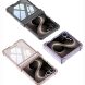 Защитный чехол GKK Airbag Clear Case для Samsung Galaxy Flip 8 - Transparent Black. Фото 6 из 8