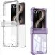 Защитный чехол GKK Airbag Clear Case для Samsung Galaxy Flip 8 - Transparent Black. Фото 8 из 8