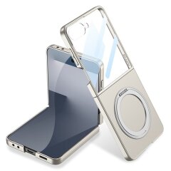 Захисний чохол GKK UltraThin Stand для Samsung Galaxy Flip 7 - Titanium Grey
