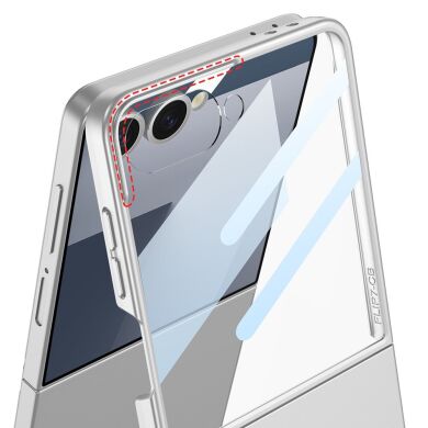 Защитный чехол GKK UltraThin Stand для Samsung Galaxy Flip 7 - Silver