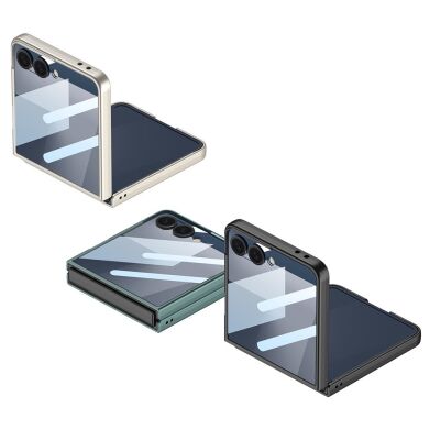 Защитный чехол GKK UltraThin Stand для Samsung Galaxy Flip 7 - Silver