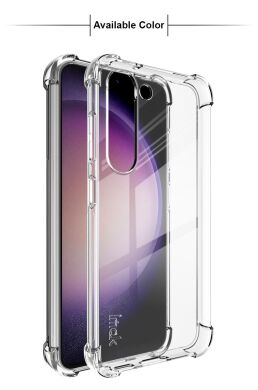 Захисний чохол IMAK Airbag MAX Case для Samsung Galaxy S23 (S911) - Transparent Black