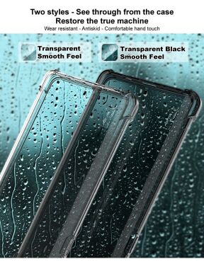 Захисний чохол IMAK Airbag MAX Case для Samsung Galaxy S23 (S911) - Transparent Black