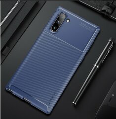 Захисний чохол IPAKY Carbon Fiber для Samsung Galaxy Note 10 (N970) - Blue