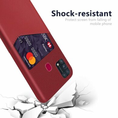Защитный чехол KSQ Business Pocket для Samsung Galaxy M31 (M315) - Red