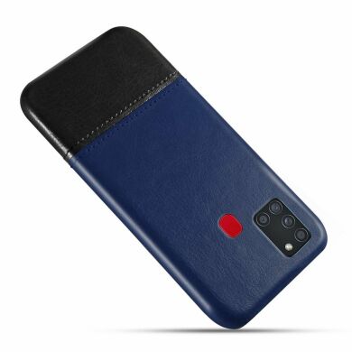 Захисний чохол KSQ Dual Color для Samsung Galaxy A21s (A217) - Black / Blue