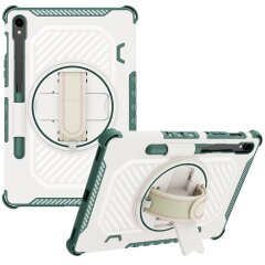 Защитный чехол Reframe Kickstand Strap для Samsung Galaxy Tab S7 / S8 / S9 / S9 FE (T870/T875/X700/X706/X710/X716/X510) - Green