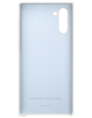 Захисний чохол Silicone Cover для Samsung Galaxy Note 10 (N970) EF-PN970TWEGRU - White