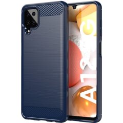 Защитный чехол UniCase Carbon для Samsung Galaxy A12 (A125) / A12 Nacho (A127) - Blue