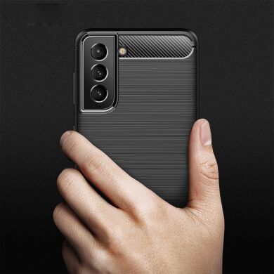 Захисний чохол UniCase Carbon для Samsung Galaxy S22 Plus - Black