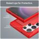 Защитный чехол UniCase Carbon для Samsung Galaxy S24 Ultra - Red. Фото 6 из 8