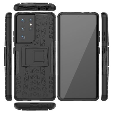 Защитный чехол UniCase Hybrid X для Samsung Galaxy S21 Ultra (G998) - Black