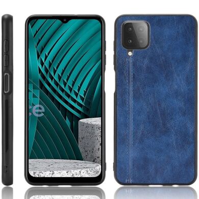 Защитный чехол UniCase Leather Series для Samsung Galaxy A12 (A125) / A12 Nacho (A127) / M12 (M127) - Blue