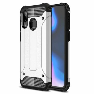 Захисний чохол UniCase Rugged Guard для Samsung Galaxy A40 (А405) - Silver