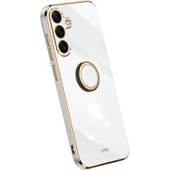Защитный чехол XINLI Porcelain Magnetic для Samsung Galaxy S25 FE (S731) - White